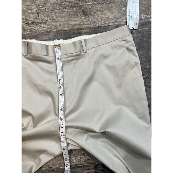 Perry Ellis Mens Premium Twill Khaki No Iron Cotton Pants Size 44x30 - Picture 11 of 12